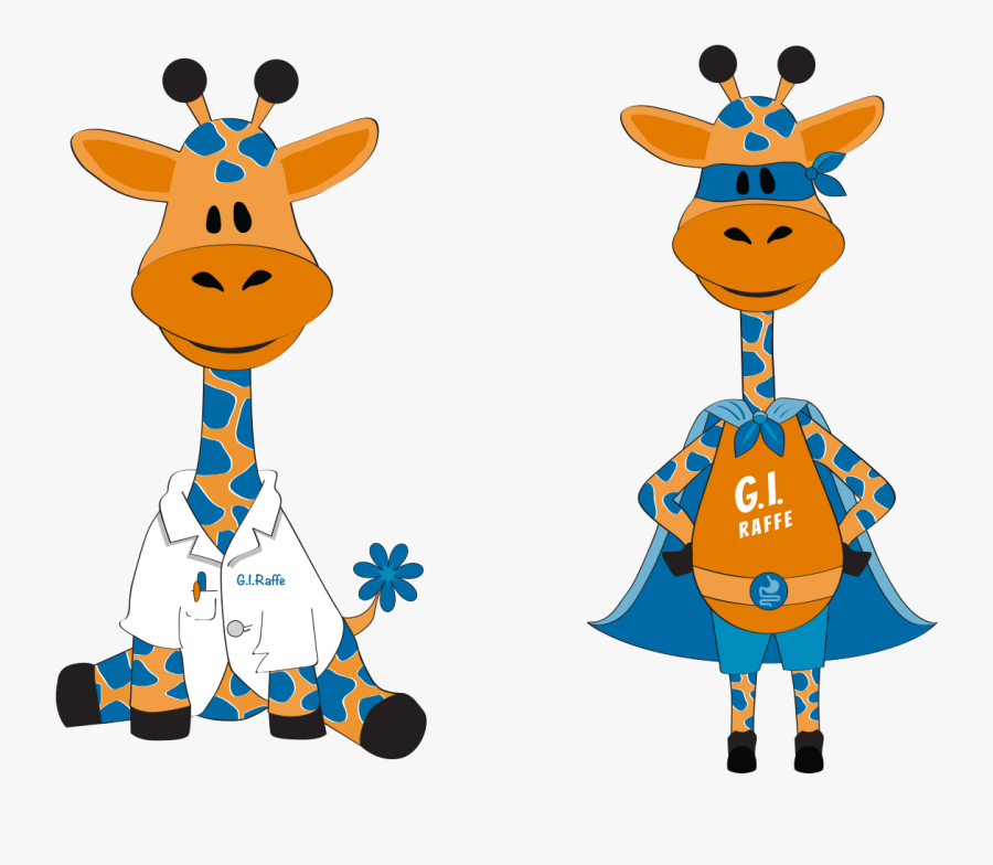 Character Development Yellobee Studio - Giraffe, Transparent Clipart