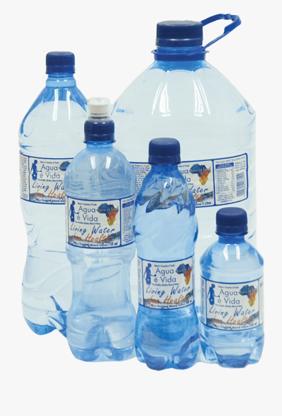 Transparent Screw Top Png - Health H2o Agua, Transparent Clipart