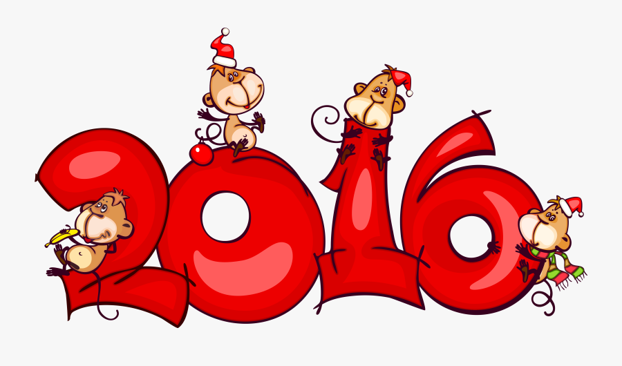 2016 With Monkeys Png Clipart Imageu200b - 2016 Clipart, Transparent Clipart