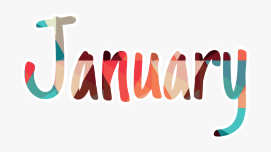 January Month Freetoedit - Calligraphy, Transparent Clipart