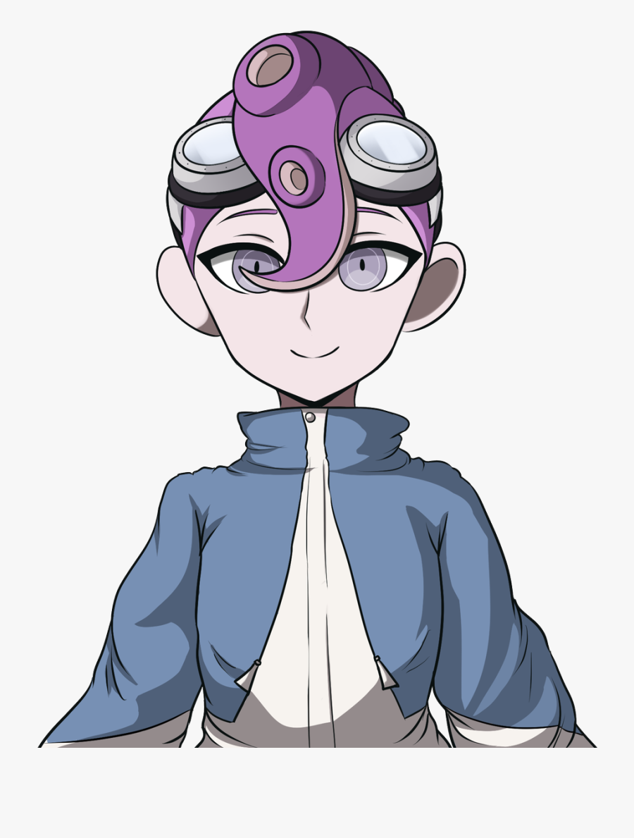 Protagonist Bc Of That I Wanted To Attempt Drawing - Splatoon Danganronpa, Transparent Clipart