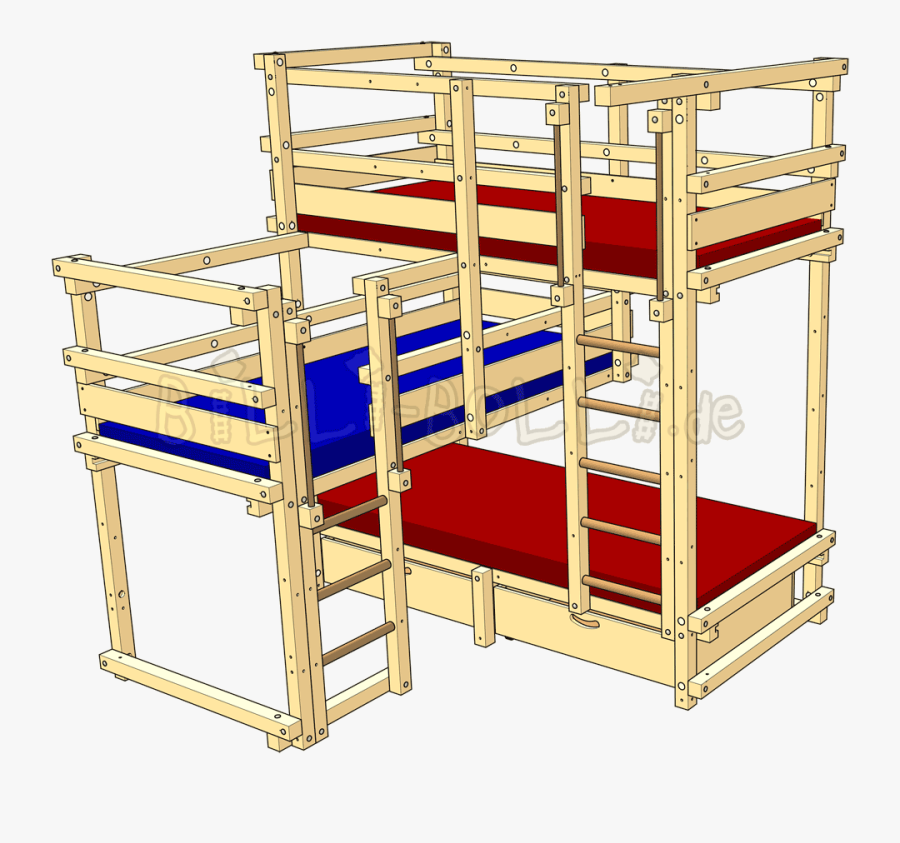 Clipart Bed Childrens Bed - Billi Bolli, Transparent Clipart