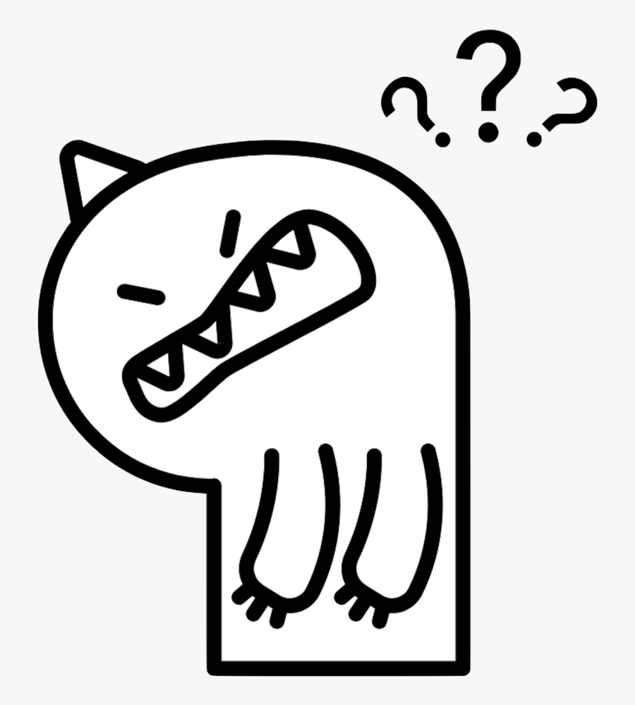 Err Monster Of The 404 Page - Cartoon, Transparent Clipart