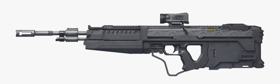 Assault Rifle Clipart Halo - Halo 5 Dmr, Transparent Clipart