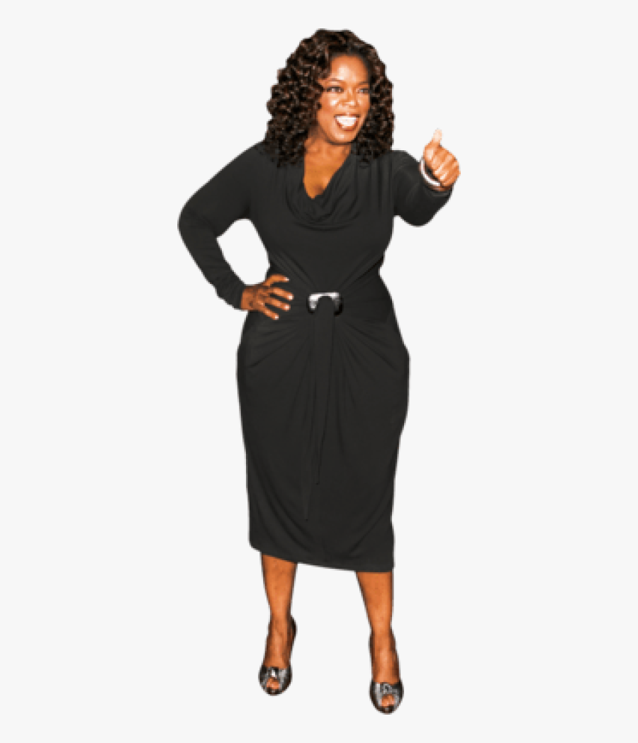 Transparent Woman Standing Png - Oprah Winfrey Png, Transparent Clipart