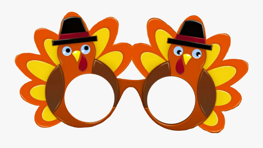 #november #turkey #glasses #thanksgiving #thanksgivingday - Glasses Props Cartoon, Transparent Clipart
