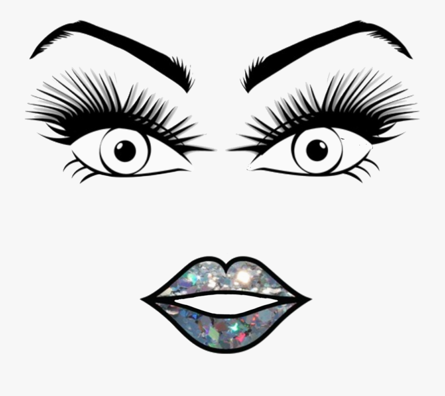 Eyelashes, Transparent Clipart