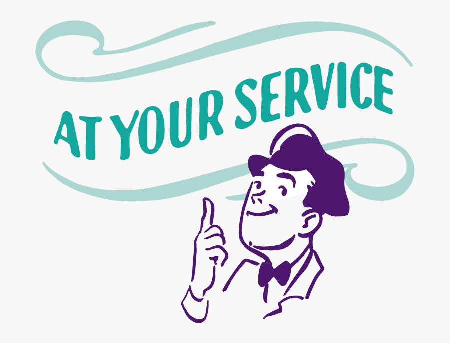 At Your Service - Your Service, Transparent Clipart