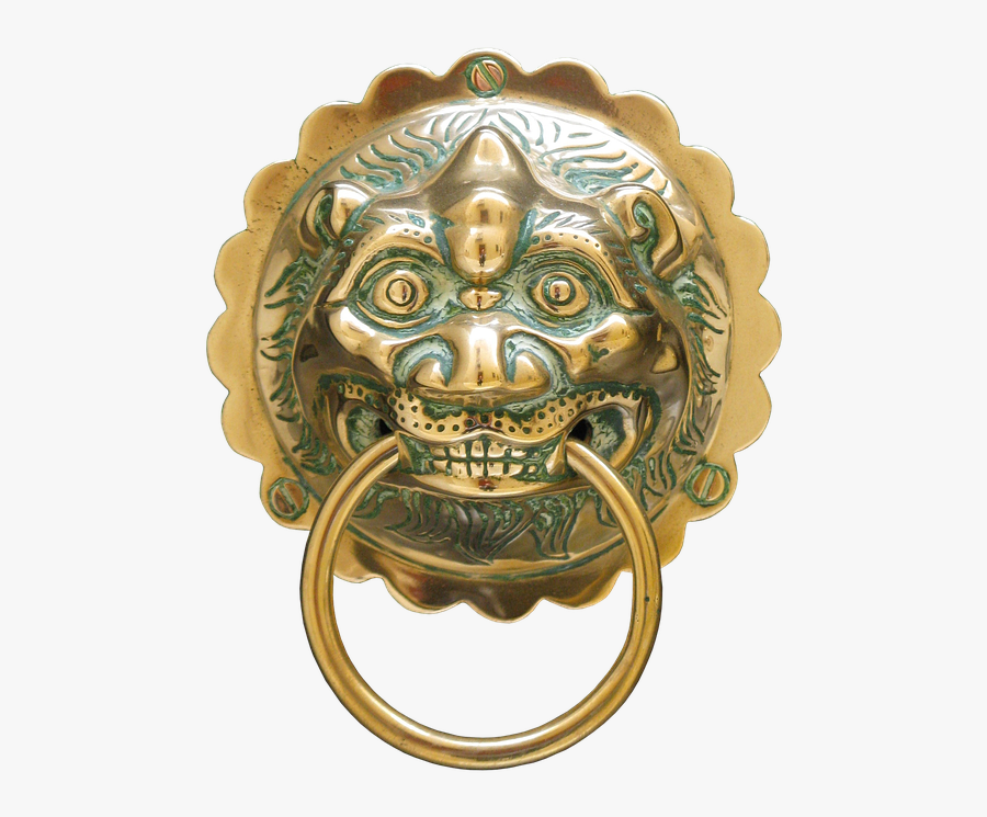 Transparent Door Knocker Png - Png Door Old Handle, Transparent Clipart