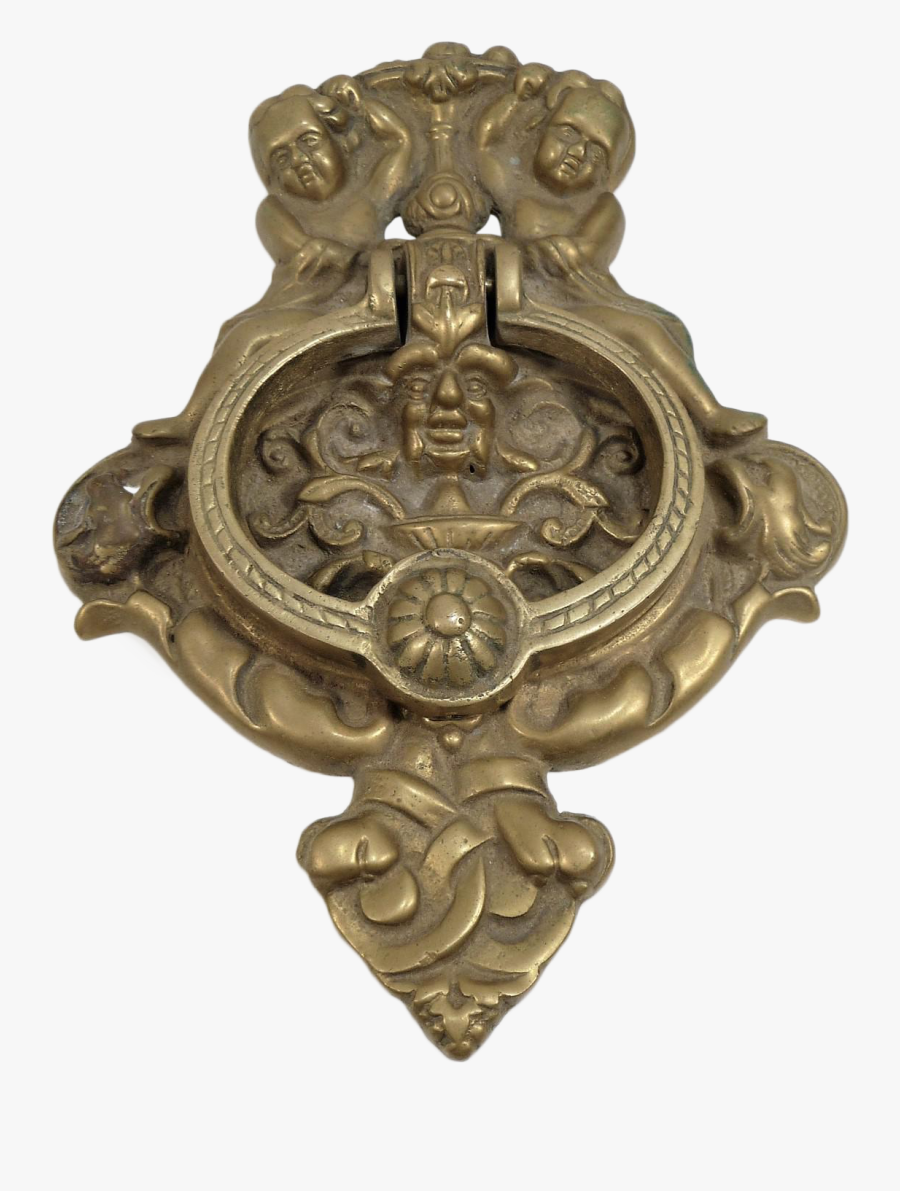 Clip Art Old Door Knockers - Antique, Transparent Clipart