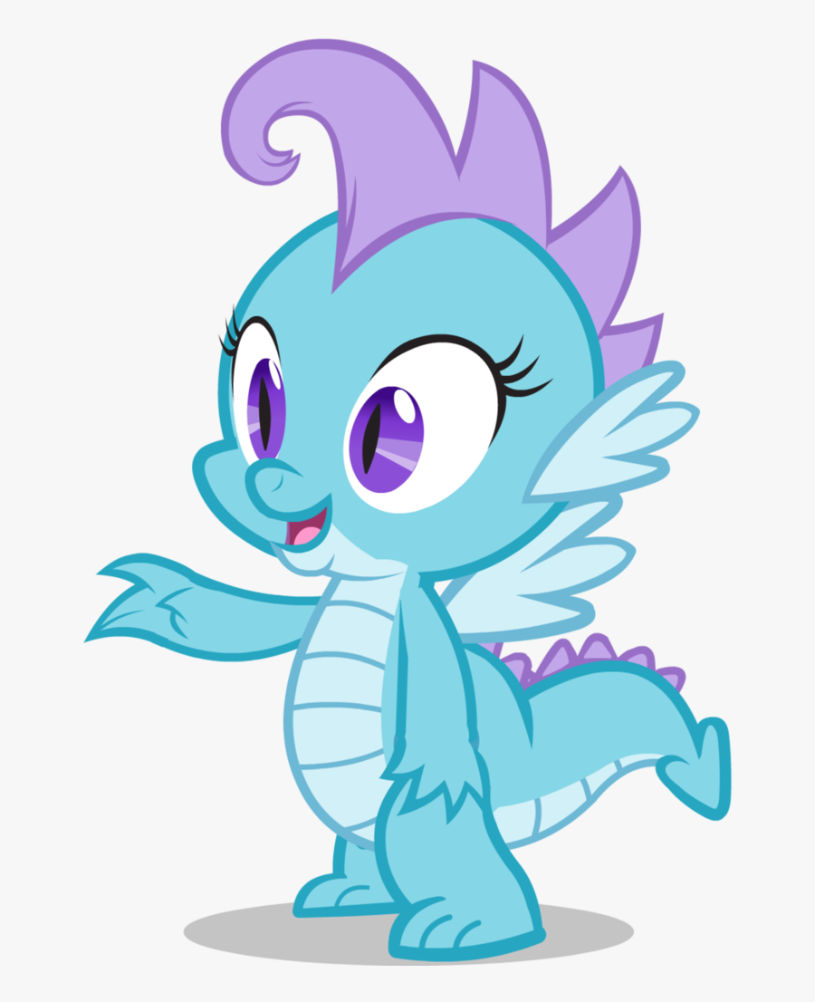 Krystal The Dragon - My Little Pony Dragones, Transparent Clipart