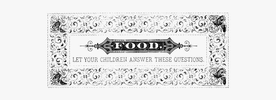 Food Questions Label Vector Clip Art, Transparent Clipart