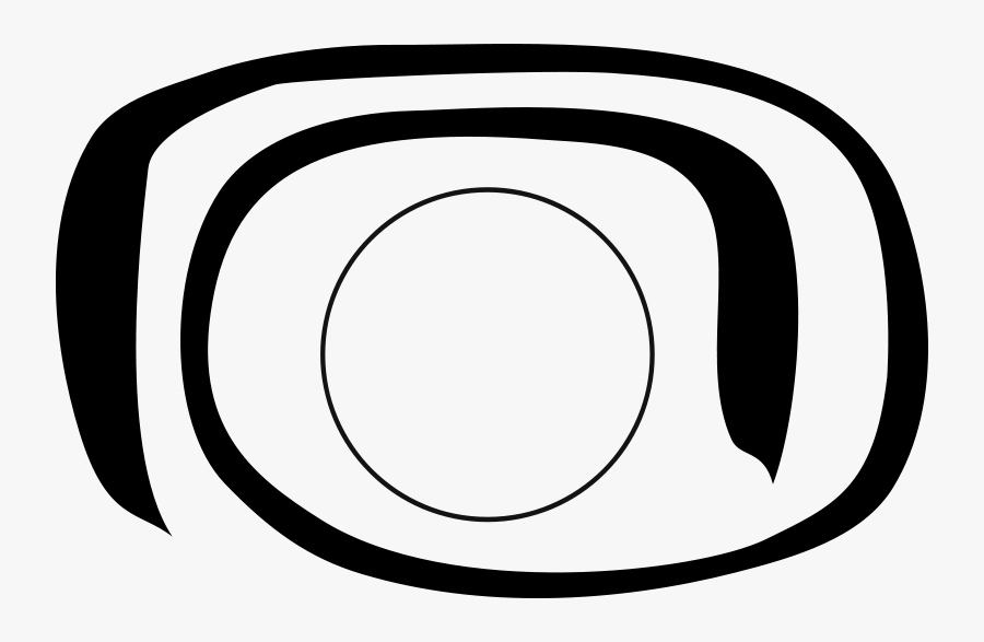 Ojo Estilizado - Circle, Transparent Clipart