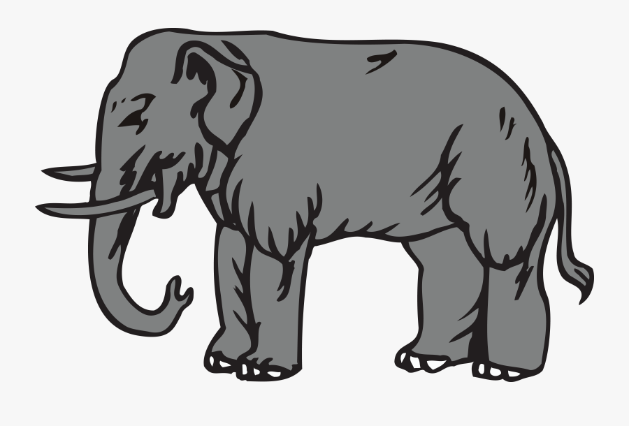 Transparent Woolly Mammoth Clipart - Elefante Clipart, Transparent Clipart