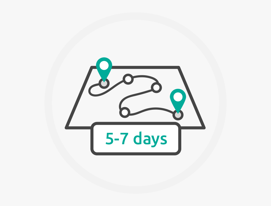 It Takes Between 5-7 Days To Climb Mount Kilimanjaro - Sign, Transparent Clipart