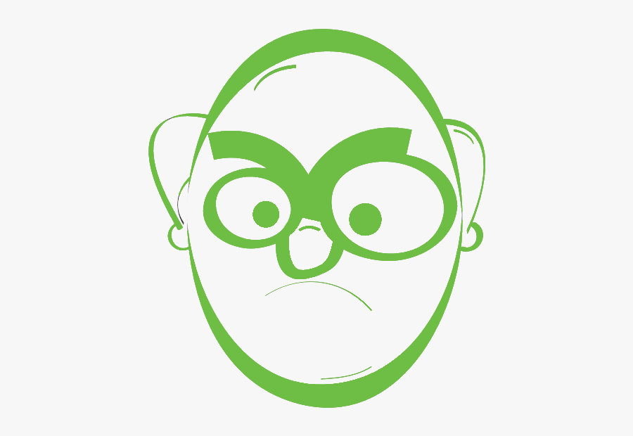 Old Man Logo, Transparent Clipart