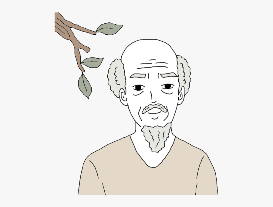 Transparent Angry Old Man Png - Old Man In Dream, Transparent Clipart