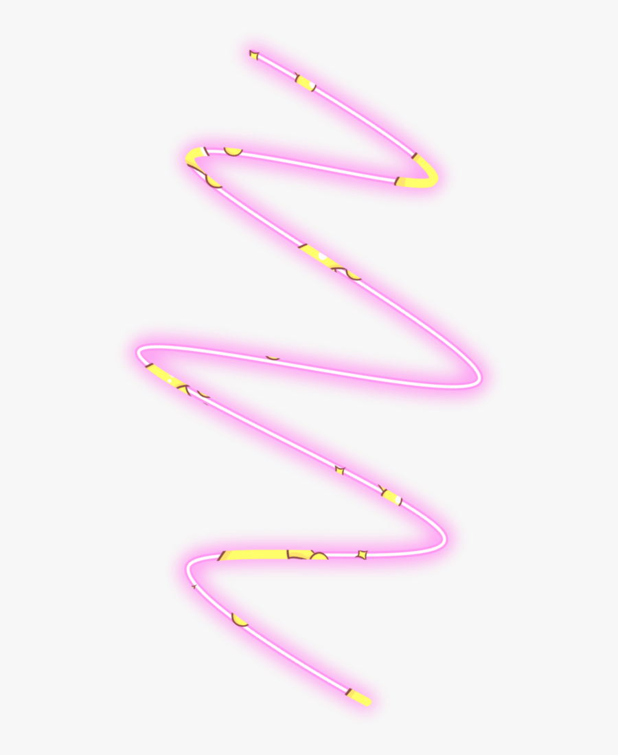 #swirl #twirl #pink #neon #yellow #cute #edits #freetoedit - Picsart Tools Png, Transparent Clipart