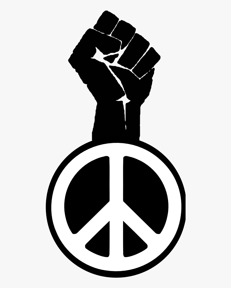 Peace Sign With Fist, Transparent Clipart