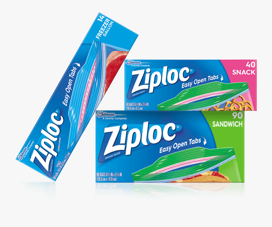Top Ziploc® - Ziplock Bags, Transparent Clipart