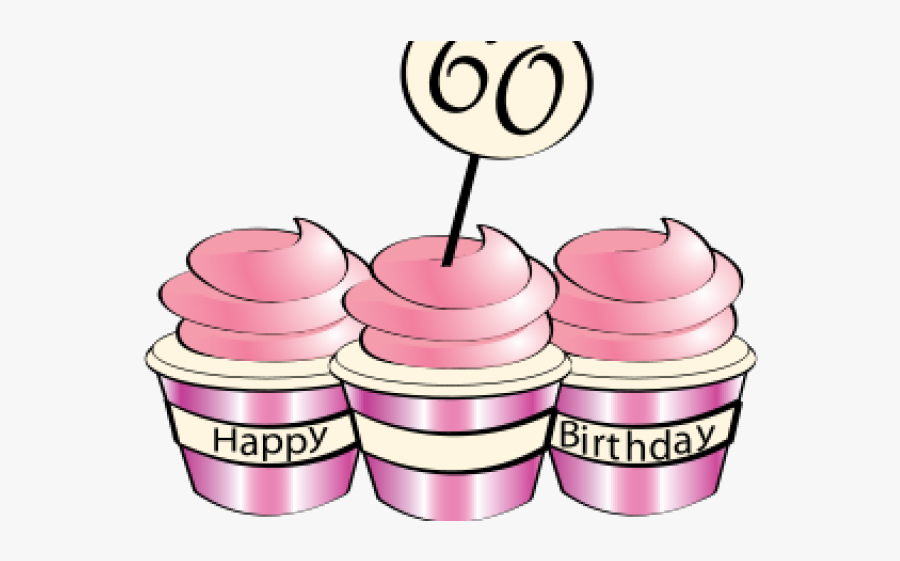 60 Birthday Cake Cliparts - 60th Birthday Free Clip Art, Transparent Clipart