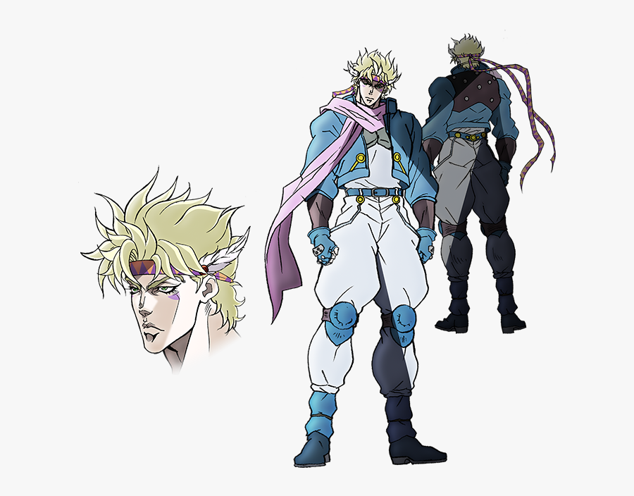 Banner Black And White Image Concept Art Png S Bizarre - Battle Tendency Caesar Zeppeli, Transparent Clipart