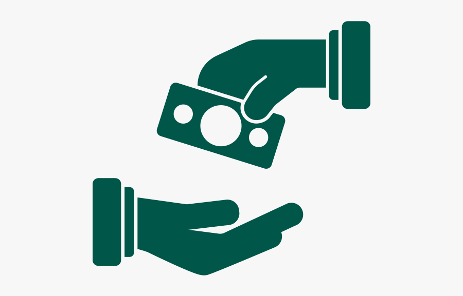 Give Money Funds Hand Factoring Transfer Electronic - Money Transfer Clipart Png, Transparent Clipart