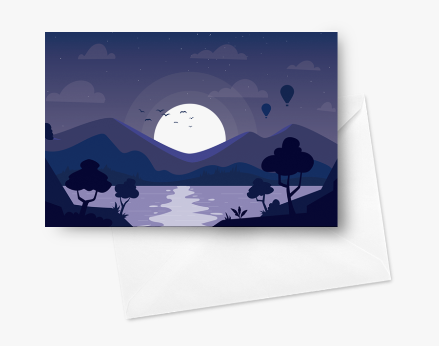 Clip Art Cart O A De - Landscape Illustrator Vector Art, Transparent Clipart