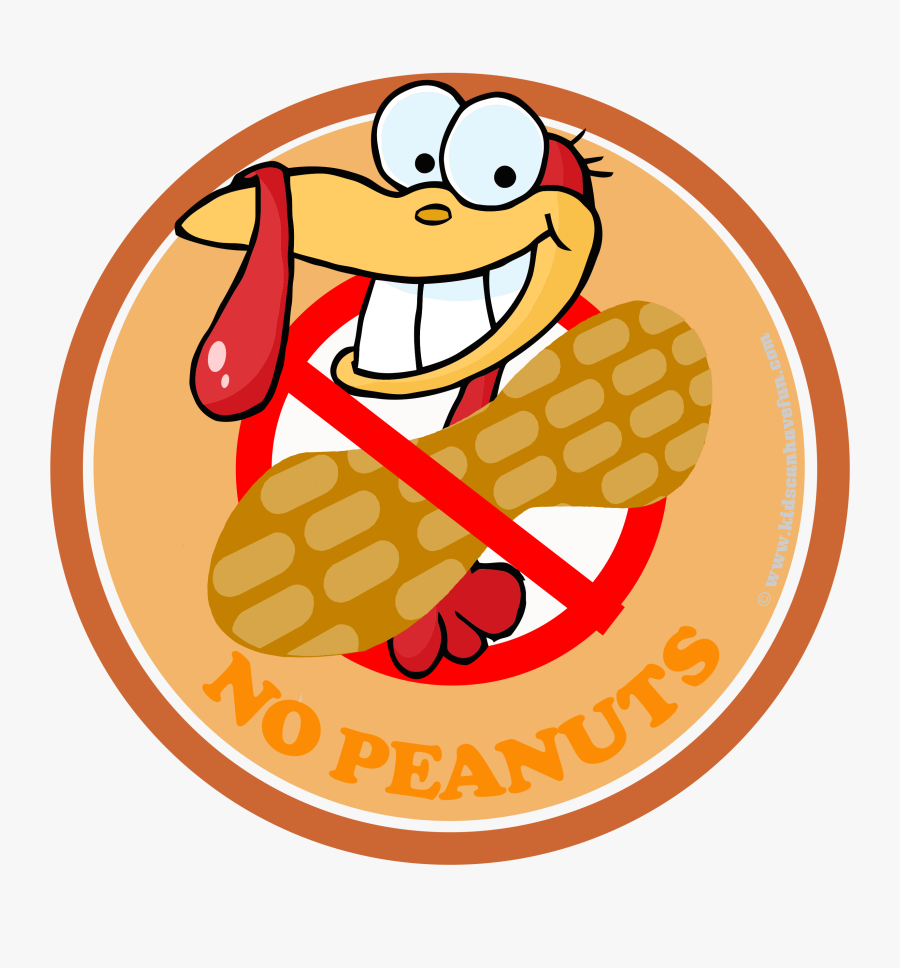Transparent Peanut Allergy Clipart Turkey With No Nut Sign , Free