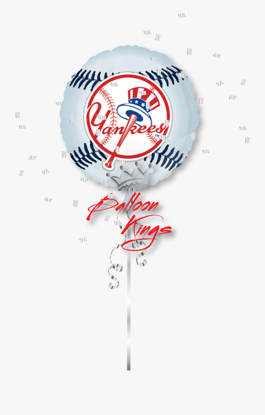 New York Yankees Ball Balloon Kings - New York Yankees, Transparent Clipart