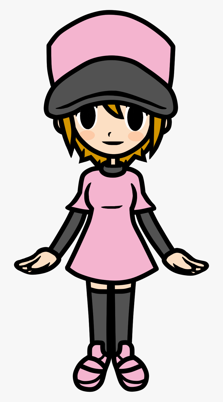 Image Chibi Png Rhythm - Rhythm Heaven Baseball Girl, Transparent Clipart