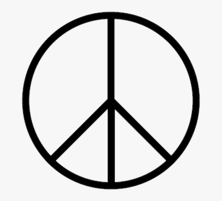 La S Mbolos De Clip Art Y - Peace Sign Clipart, Transparent Clipart