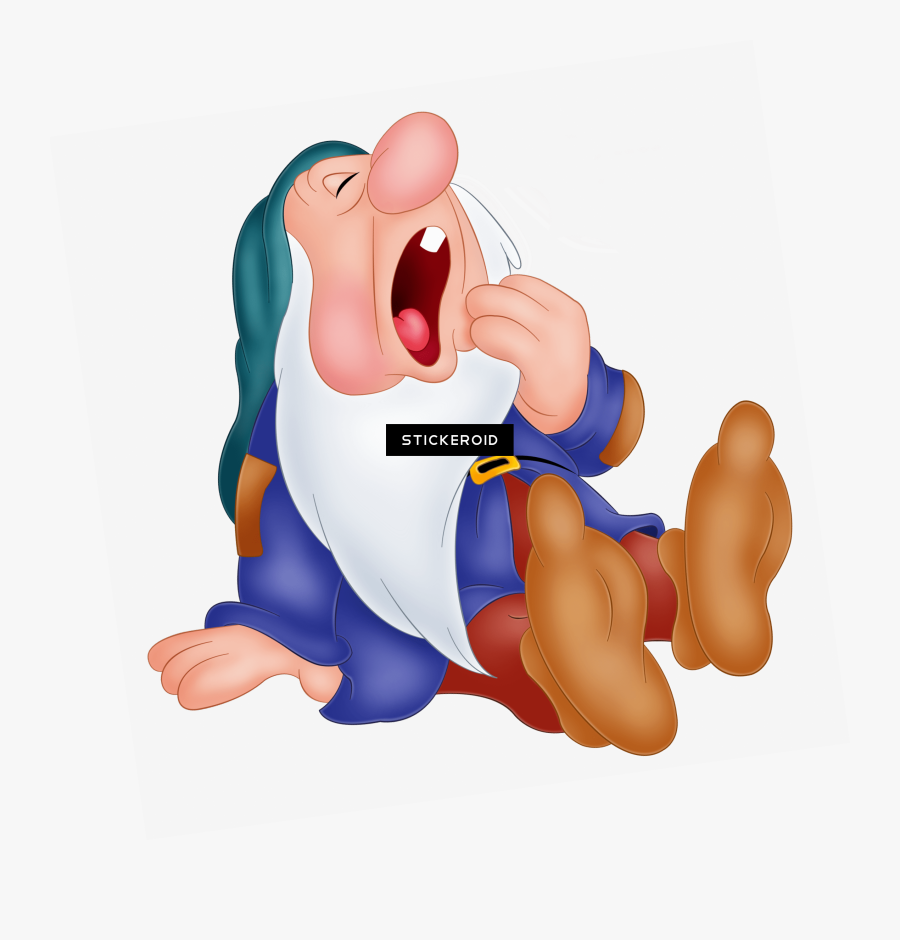 Snow White Sleepy Dwarf - Snow White 7 Dwarfs Png, Transparent Clipart