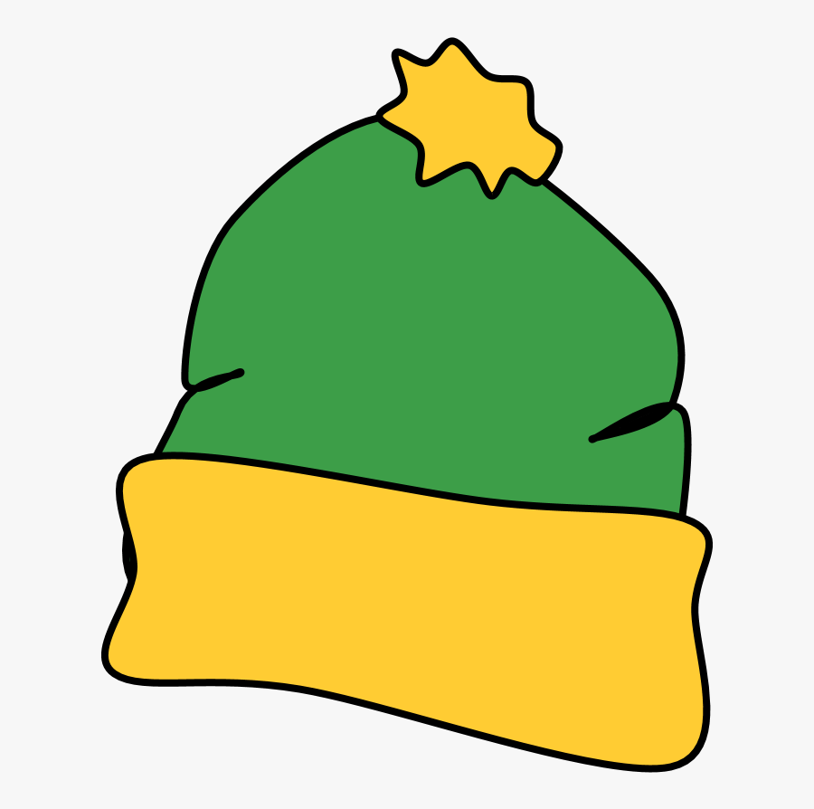 Hat, Winter, Green, Yellow, Style , Transparent Cartoons, Transparent Clipart