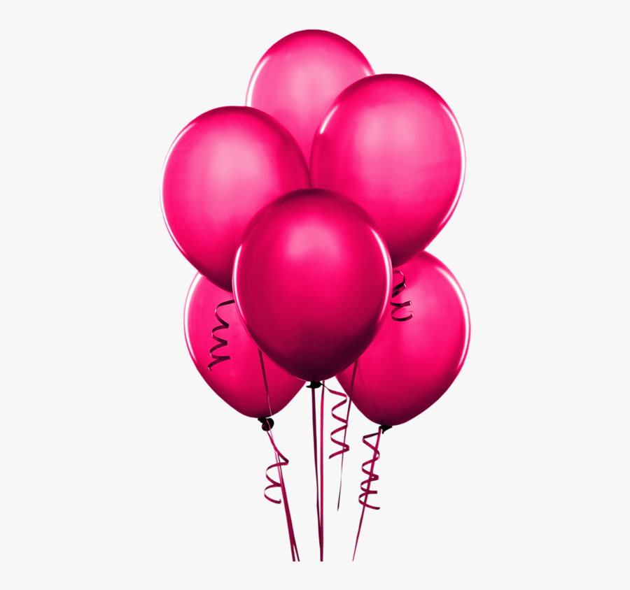 Dark Purple Balloons, Transparent Clipart