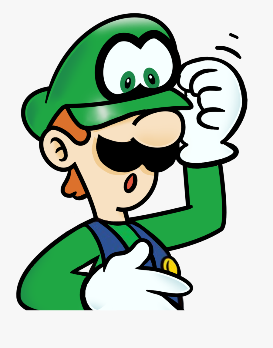 Davestoons On Twitter - Luigi Render 2d, Transparent Clipart