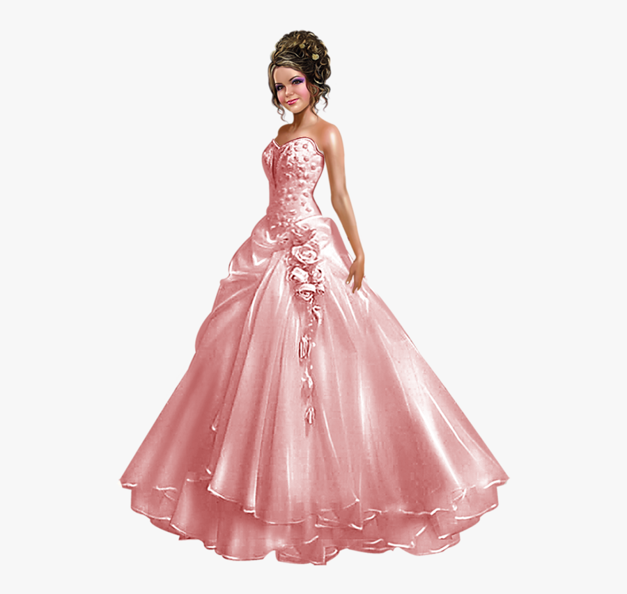 Tubes 3d Artist Zlata M - Boll Gowns Butterfly Sleeves, Transparent Clipart