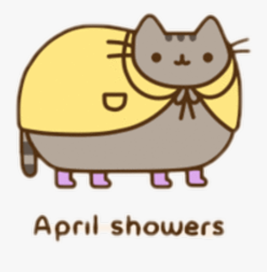 #cute #pusheen #cat #april #sticker - Pusheen April Fools Day, Transparent Clipart