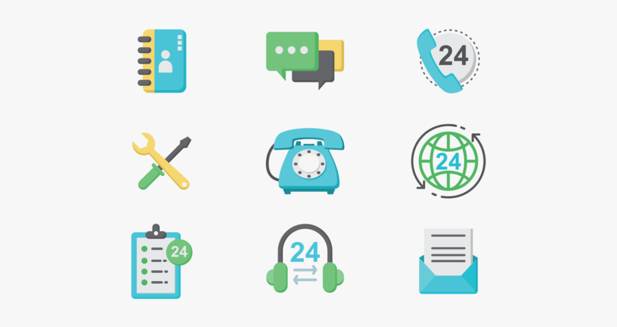 Call Centre Icons Vector - Joint Accreditation System Of Australia And New Zealand, Transparent Clipart