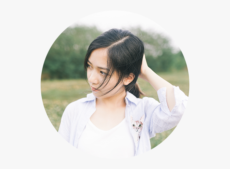 Angry Child Png -teenaged Girl Standing In A Field - Girl, Transparent Clipart