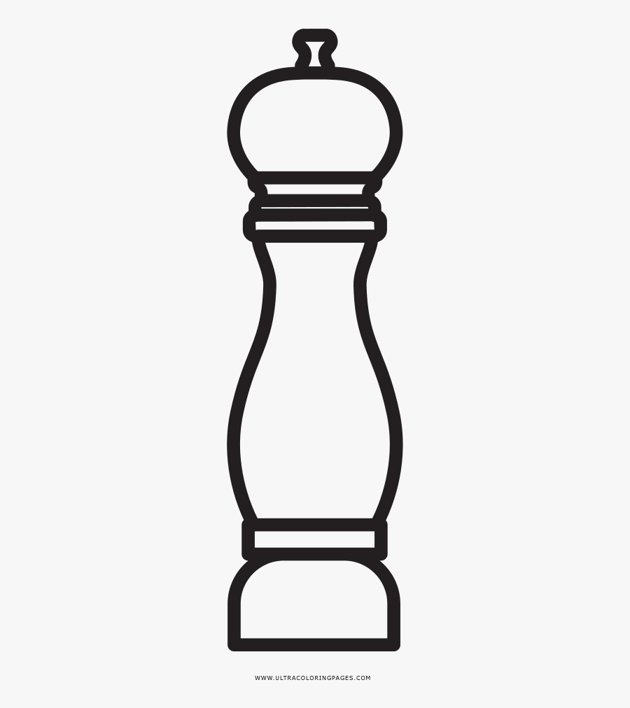 Pepper Grinder Coloring Page Pepper Mill Icon , Free Transparent
