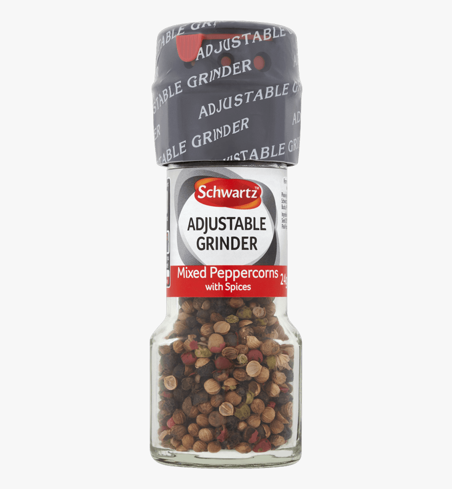 Clip Art Mixed Peppercorns With Spices - Schwartz, Transparent Clipart