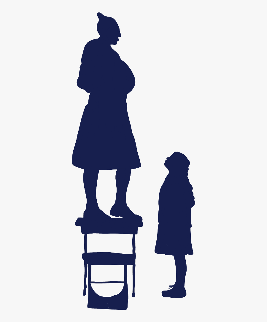 #matilda #matildathemusical #blue #matildawormwood - Matilda Silhouette, Transparent Clipart