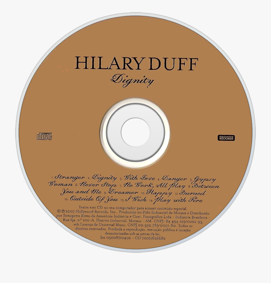 Transparent Hilary Duff Png - Hilary Duff Dignity, Transparent Clipart