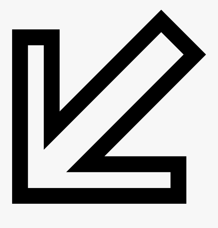 Transparent Arrow Outline Png, Transparent Clipart