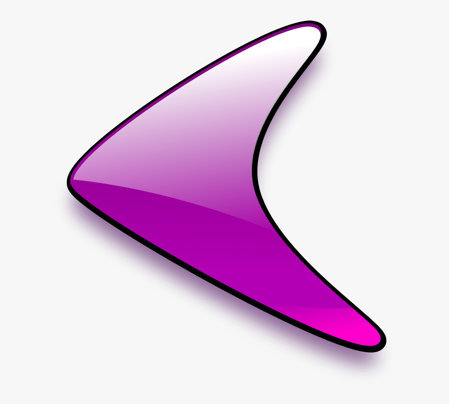 Left Arrow Icon Png Purple, Transparent Clipart