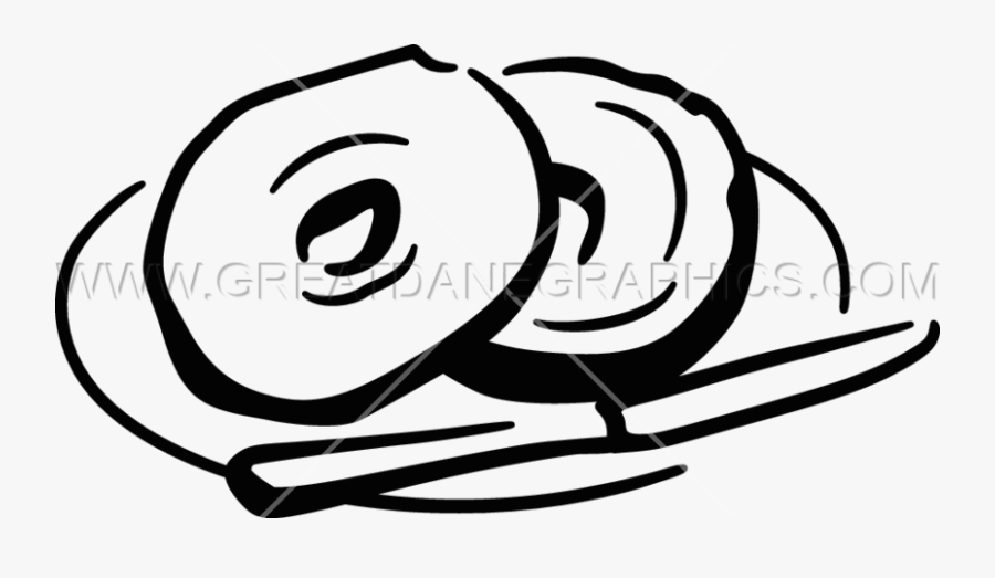 Transparent Unique Clipart - Breakfast Clipart Bagel Black And White, Transparent Clipart
