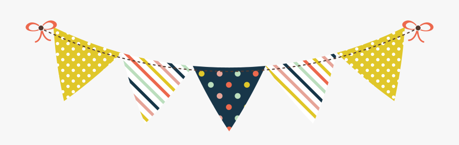 Bunting - Cute Designs Transparent, Transparent Clipart