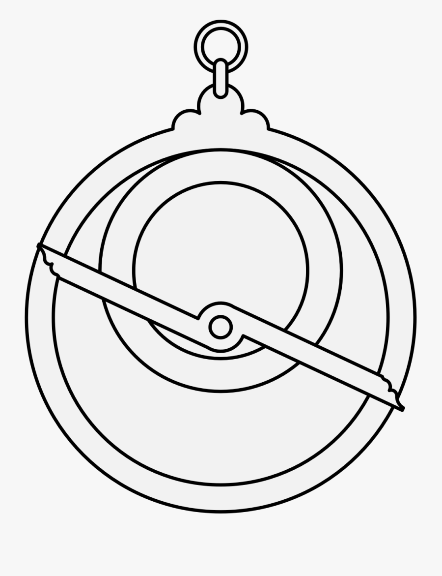 Free Astrolabe Drawing Old - Astrolabe Easy To Draw, Transparent Clipart