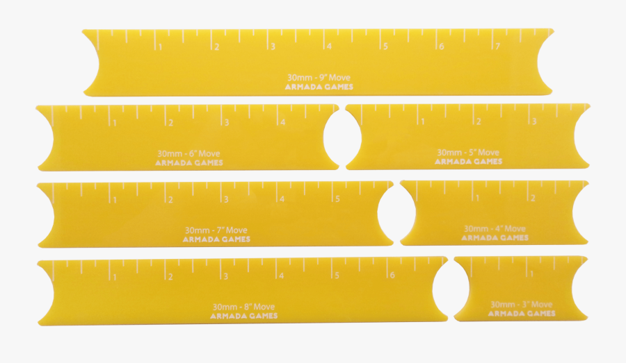 Ruler Clipart Engraved - 40k 9 Inch Ruler, Transparent Clipart